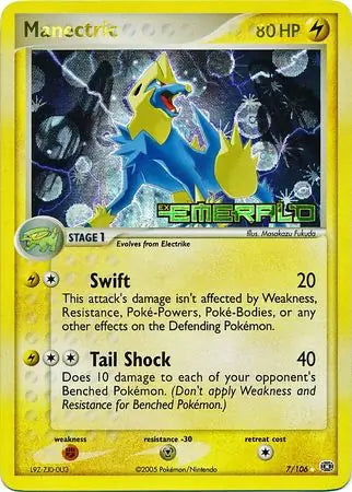 EX Emerald Manectric #7/106 reverse holo